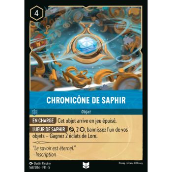 Item Chromicône de Saphir - 168/204 - SSK - Ciel Scintillant - Brillante - Premium - Français