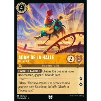 Item Adam de la Halle - Coq 'n' Roll - 20/204 - SSK - Ciel Scintillant - Peu Commune - Français