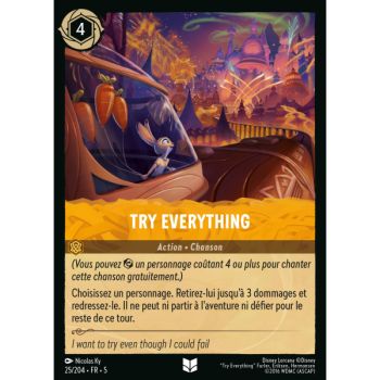 Item Try Everything - 25/204 - SSK - Ciel Scintillant - Peu Commune - Français