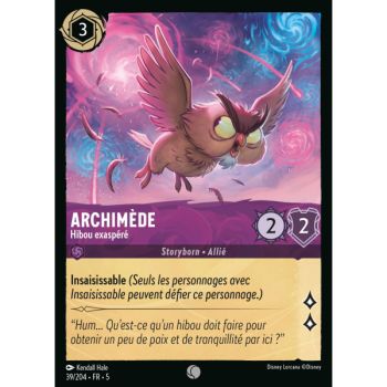 Item Archimède - Hibou exaspéré - 39/204 - SSK - Ciel Scintillant - Commune - Français