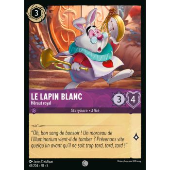 Item Le lapin blanc - Héraut royal - 43/204 - SSK - Ciel Scintillant - Brillante - Premium - Français