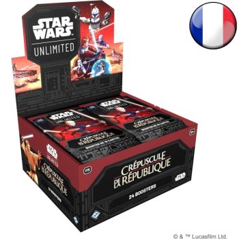 photo Star Wars Unlimited - Boîte de 24 Boosters - SW Unlimited : Crépuscule de la République - FR