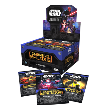 Star Wars Unlimited - Kit de Démarrage Deck + Boîte de 24 Boosters SW Unlimited : Les Ombres de la Galaxie - FR