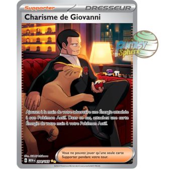 Item Charisme de Giovanni - Special Illustration Rare 204/165 - Ecarlate et Violet 151