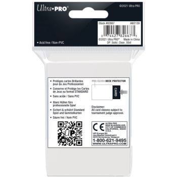 Ultra Pro - Pack - Protèges Cartes - Standard - Clear / Transparent (250)