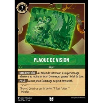 Item Plaque de vision - 100/204 - URR - Le Retour d'Ursula - Brillante - Premium - Français