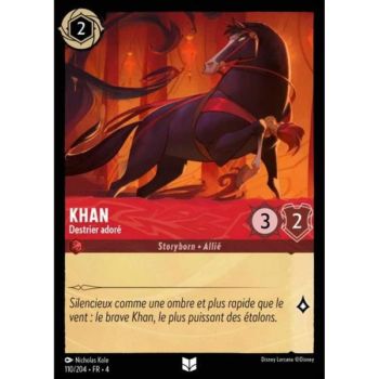 Item Khan, Destrier adoré - 110/204 - URR - Le Retour d'Ursula - Brillante - Premium - Français