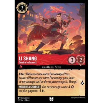 Item Li Shang, Général valeureux - 112/204 - URR - Le Retour d'Ursula - Brillante - Premium - Français