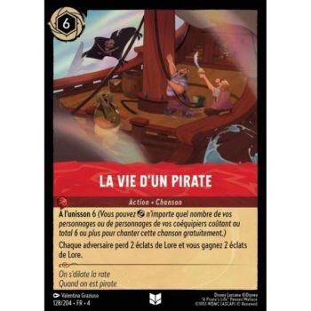 Item La vie d'un pirate - 128/204 - URR - Le Retour d'Ursula - Brillante - Premium - Français