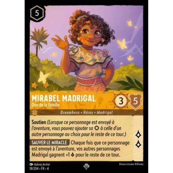 Item Mirabel Madrigal, Don de la famille - 18/204 - URR - Le Retour d'Ursula - Super Rare - Français