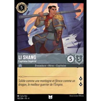 Item Li Shang, Capitaine Impérial - 182/204 - URR - Le Retour d'Ursula - Brillante - Premium - Français