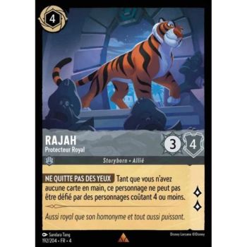 Item Rajah, Protecteur Royal - 192/204 - URR - Le Retour d'Ursula - Brillante - Premium - Français