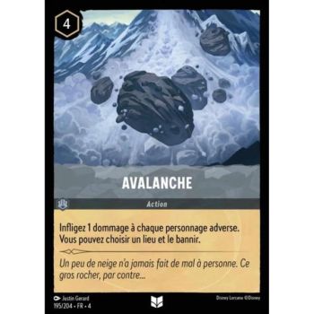 Item Avalanche - 195/204 - URR - Le Retour d'Ursula - Brillante - Premium - Français