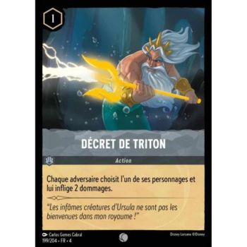 Item Décret de Triton - 199/204 - URR - Le Retour d'Ursula - Brillante - Premium - Français