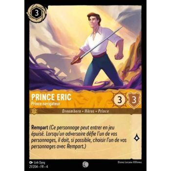 Item Prince Eric, Prince navigateur - 21/204 - URR - Le Retour d'Ursula - Brillante - Premium - Français