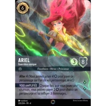 Item Ariel, Guerrière sonique - 220/204 - URR - Le Retour d'Ursula - Enchanté - Français