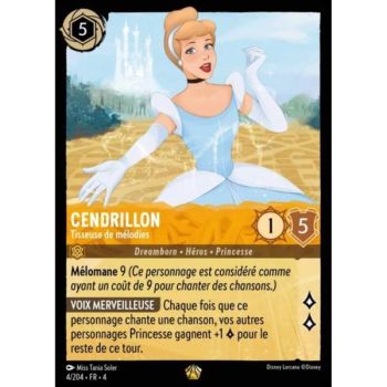 Item Cendrillon, Tisseuse de mélodies - 4/204 - URR - Le Retour d'Ursula - Légendaire - Français