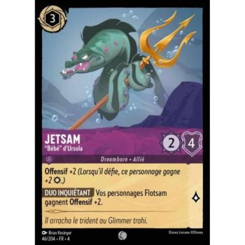 Item Jetsam, "Bébé" d'Ursula - 46/204 - URR - Le Retour d'Ursula - Brillante - Premium - Français