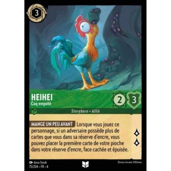 Item Heihei, Coq empoté - 75/204 - URR - Le Retour d'Ursula - Peu Commune - Français