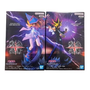 YGO - Figurine - Senkou Zekkei Dark Magician Girl & Yami Yugi - OCG - Japonaise (12 cm)