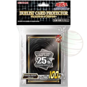 Item YGO - Protèges Cartes - Quarter Century : Black Edition - OCG - Japonaises (100)