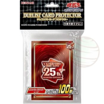 Item YGO - Protèges Cartes - Quarter Century : Red Edition - OCG - Japonaises (100)