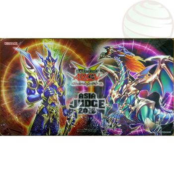 Item YGO - Tapis de Jeu - Asia Judge 2016 : "Dragon Empereur du Chaos & Soldat du Lustre Noir" - OCG - Japonais