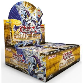 Yu-Gi-Oh! - Display - Boite de 24 Boosters - Accès à la Cyber-Tempête - FR