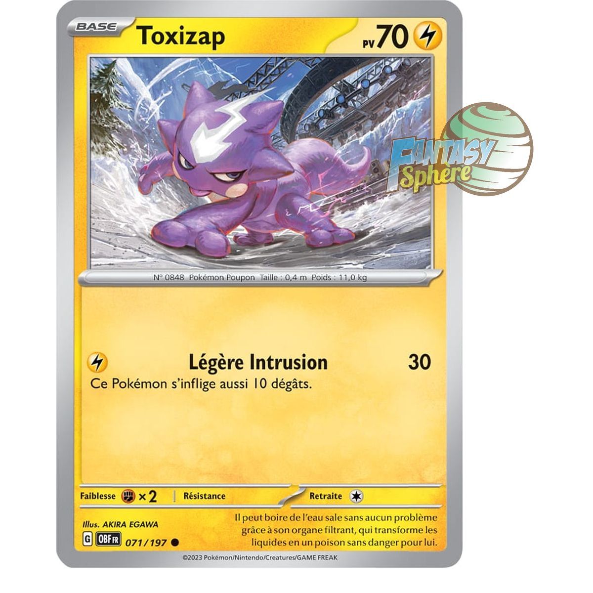 Toxizap - Reverse 71/197 - Ecarlate et Violet Flammes Obsidiennes