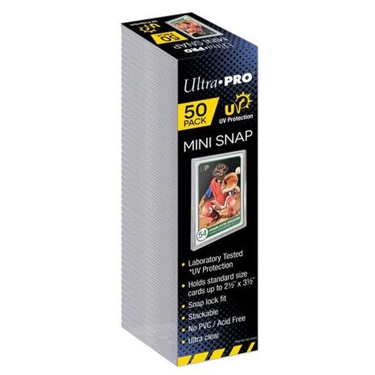 Ultra Pro - Protège Carte Rigide - Pack de 50 Mini-Snap Card Holder  - Top Loader (50)