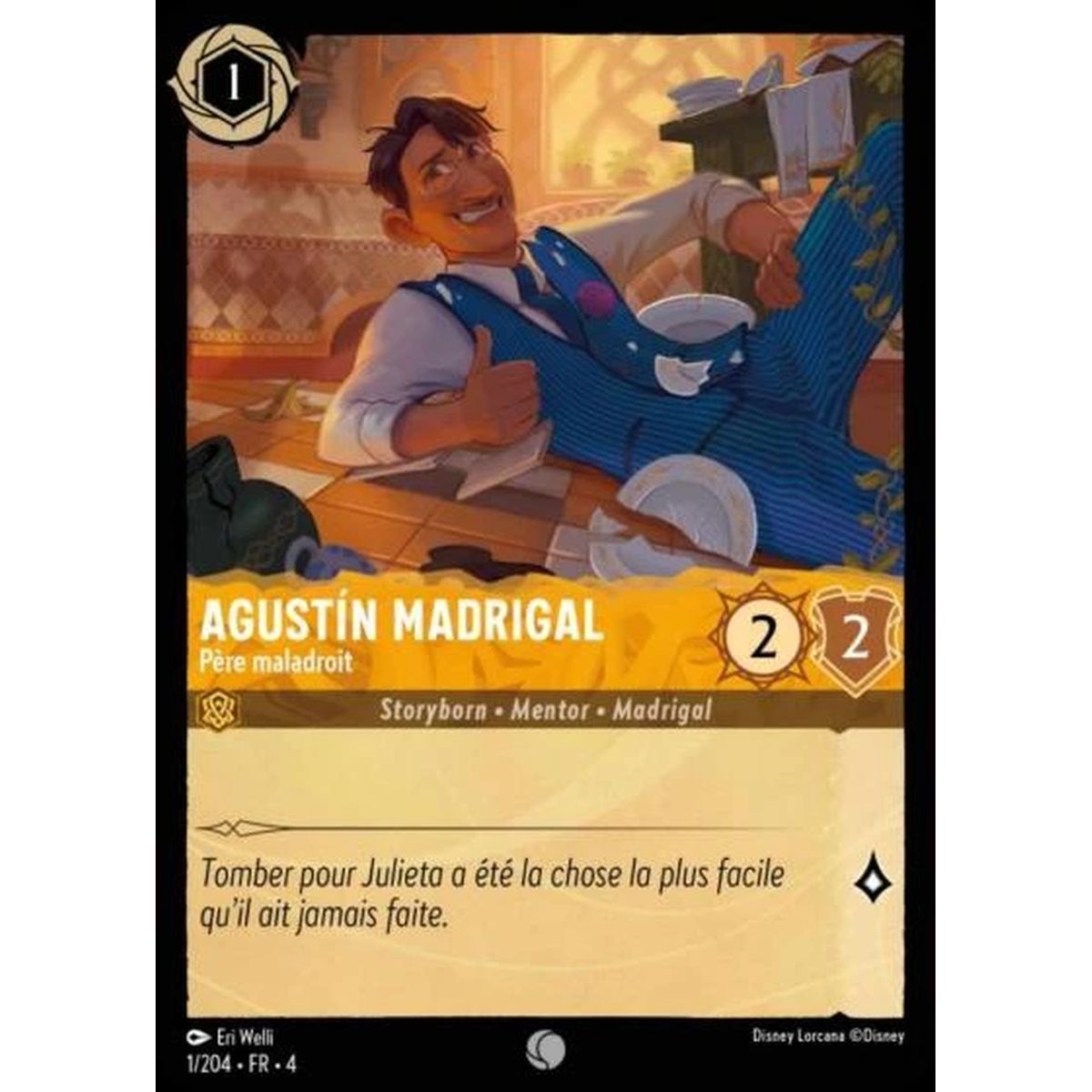 Item Agustín Madrigal, Père maladroit - 1/204 - URR - Le Retour d'Ursula - Brillante - Premium - Français