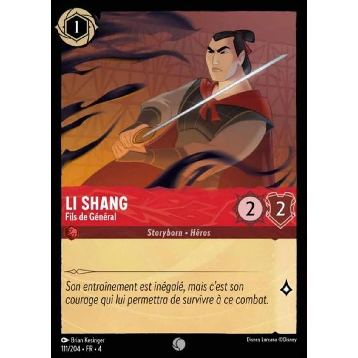 Li Shang, Fils de Général - 111/204 - URR - Le Retour d'Ursula - Brillante - Premium - Français