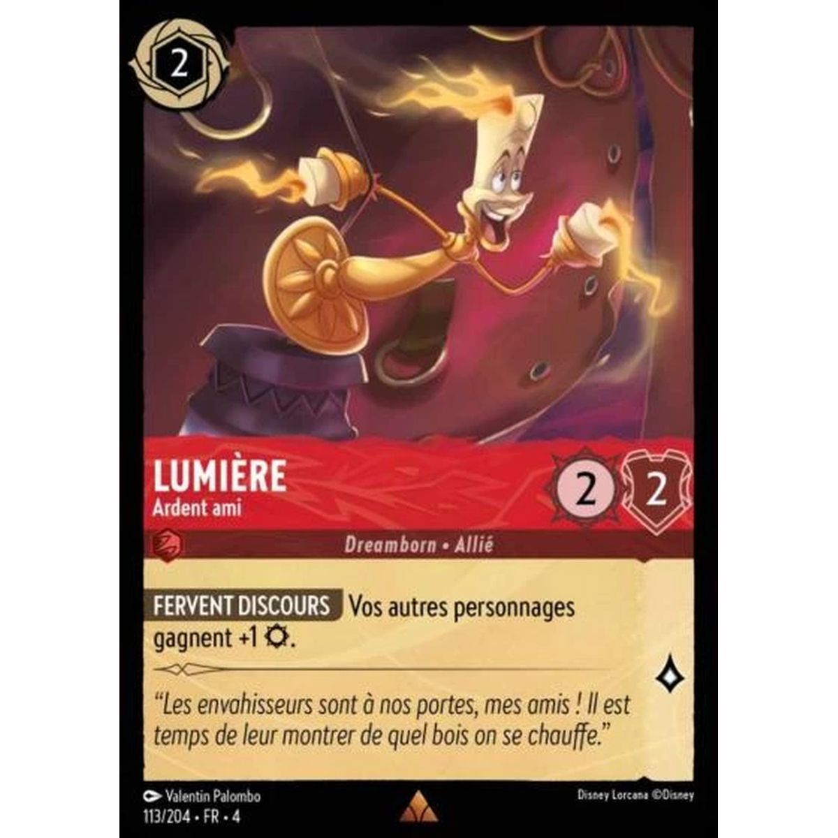 Lumière, Ardent ami - 113/204 - URR - Le Retour d'Ursula - Rare - Français