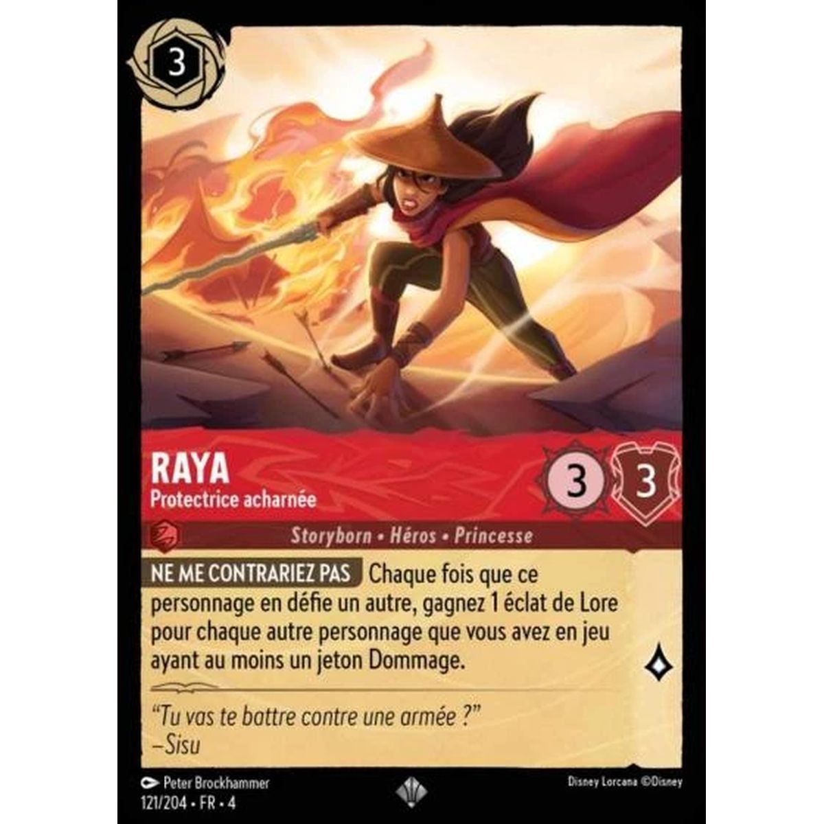 Item Raya, Protectrice acharnée - 121/204 - URR - Le Retour d'Ursula - Super Rare - Français