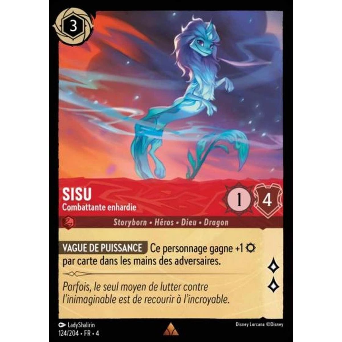 Sisu, Combattante enhardie - 124/204 - URR - Le Retour d'Ursula - Brillante - Premium - Français