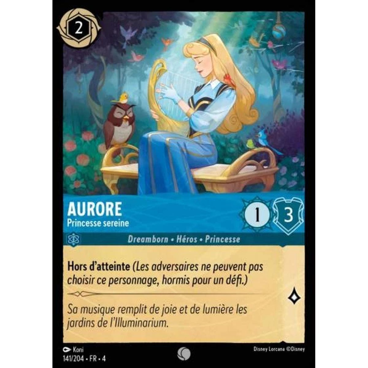 Aurore, Princesse sereine - 141/204 - URR - Le Retour d'Ursula - Brillante - Premium - Français