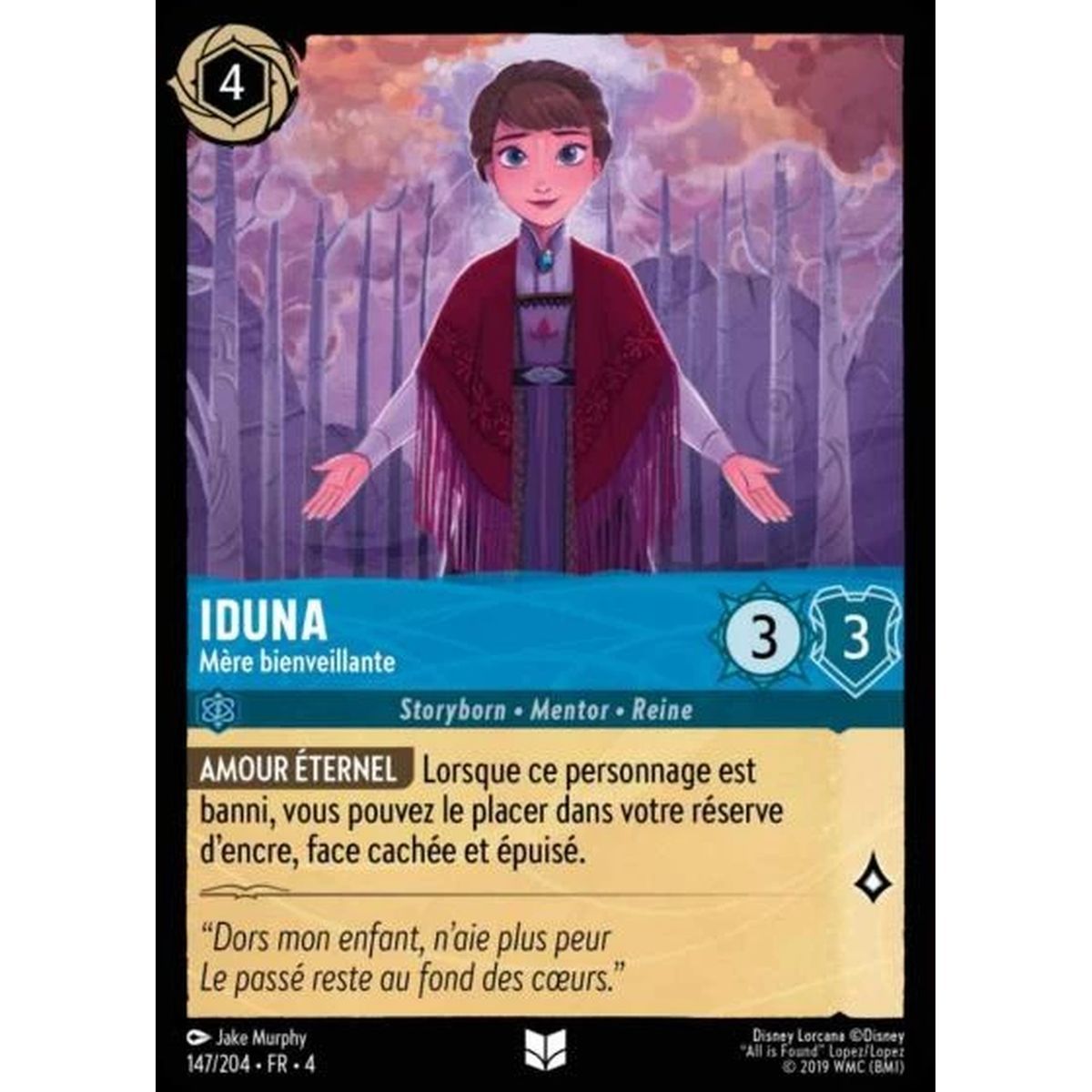 Iduna, Mère bienveillante - 147/204 - URR - Le Retour d'Ursula - Brillante - Premium - Français