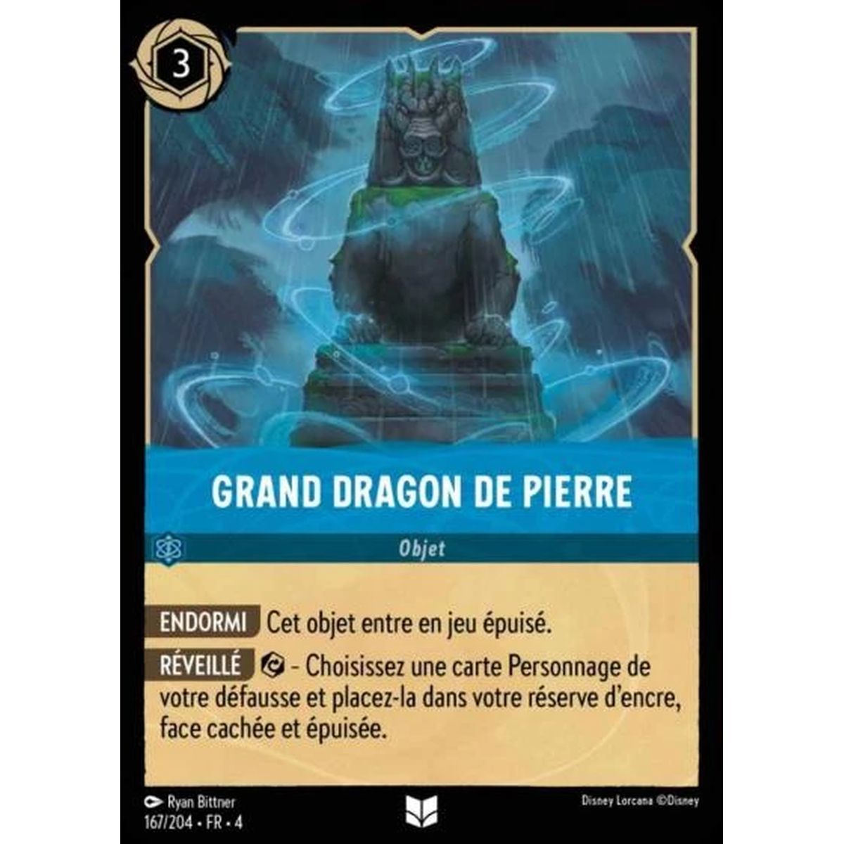 Item Grand dragon de pierre - 167/204 - URR - Le Retour d'Ursula - Peu Commune - Français