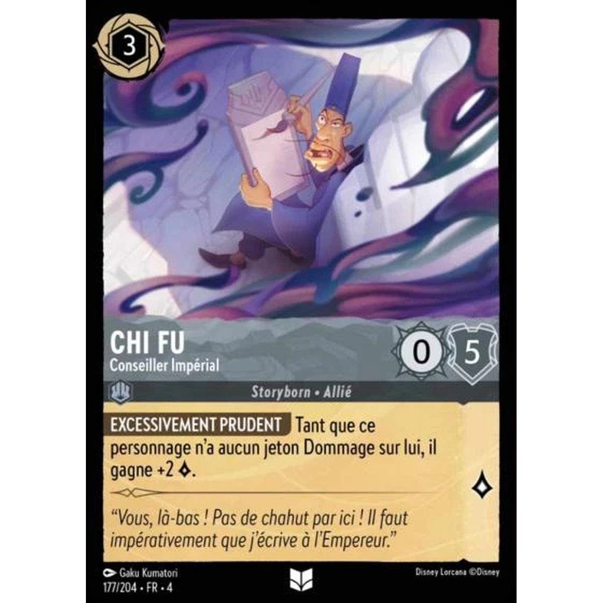 Chi Fu, Conseiller Impérial - 177/204 - URR - Le Retour d'Ursula - Brillante - Premium - Français