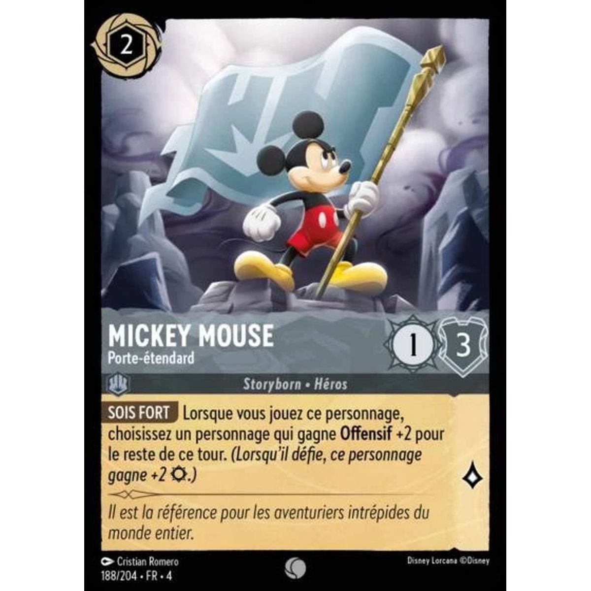 Mickey Mouse, Porte-étendard - 188/204 - URR - Le Retour d'Ursula - Commune - Français