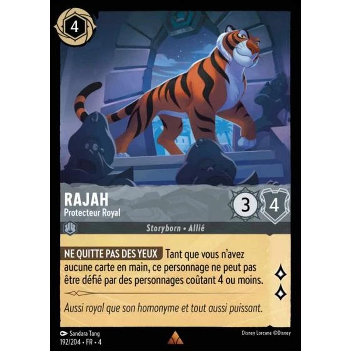 Rajah, Protecteur Royal - 192/204 - URR - Le Retour d'Ursula - Brillante - Premium - Français