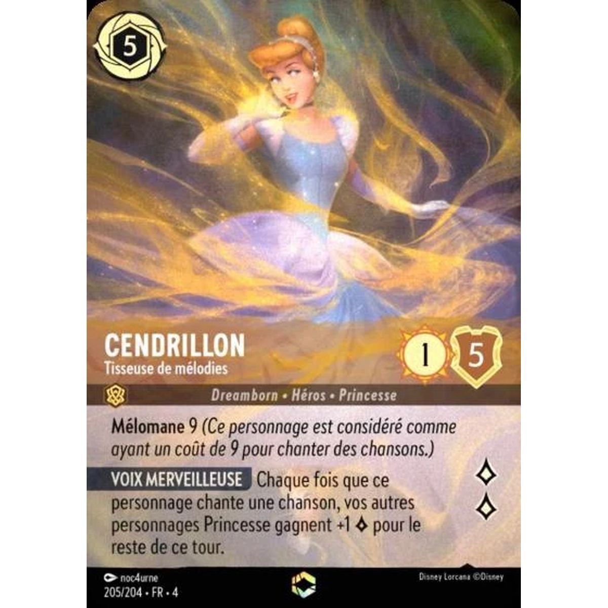 Cendrillon, Tisseuse de mélodies - 205/204 - URR - Le Retour d'Ursula - Enchanté - Français