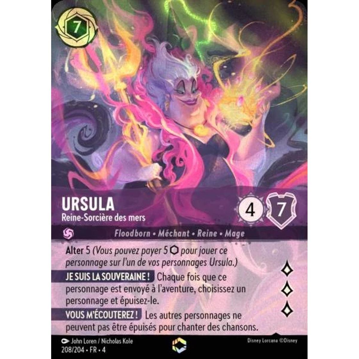 Item Ursula, Reine-Sorcière des mers - 208/204 - URR - Le Retour d'Ursula - Enchanté - Français