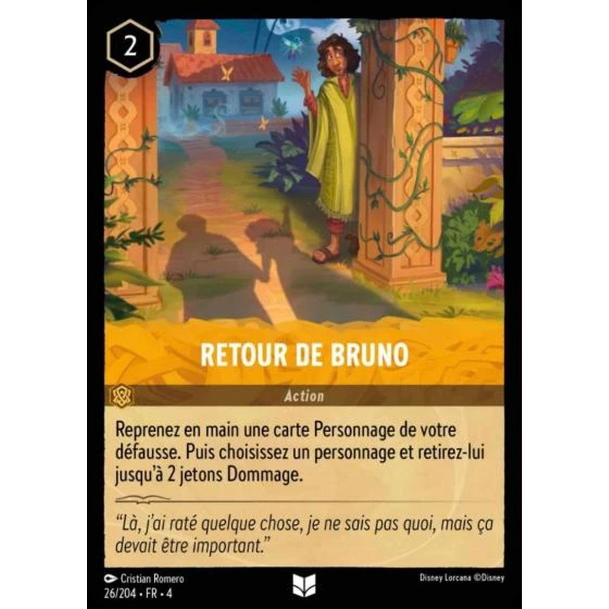 Retour de Bruno - 26/204 - URR - Le Retour d'Ursula - Peu Commune - Français