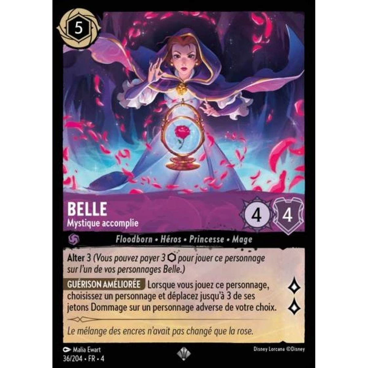 Belle, Mystique accomplie - 36/204 - URR - Le Retour d'Ursula - Brillante - Premium - Français