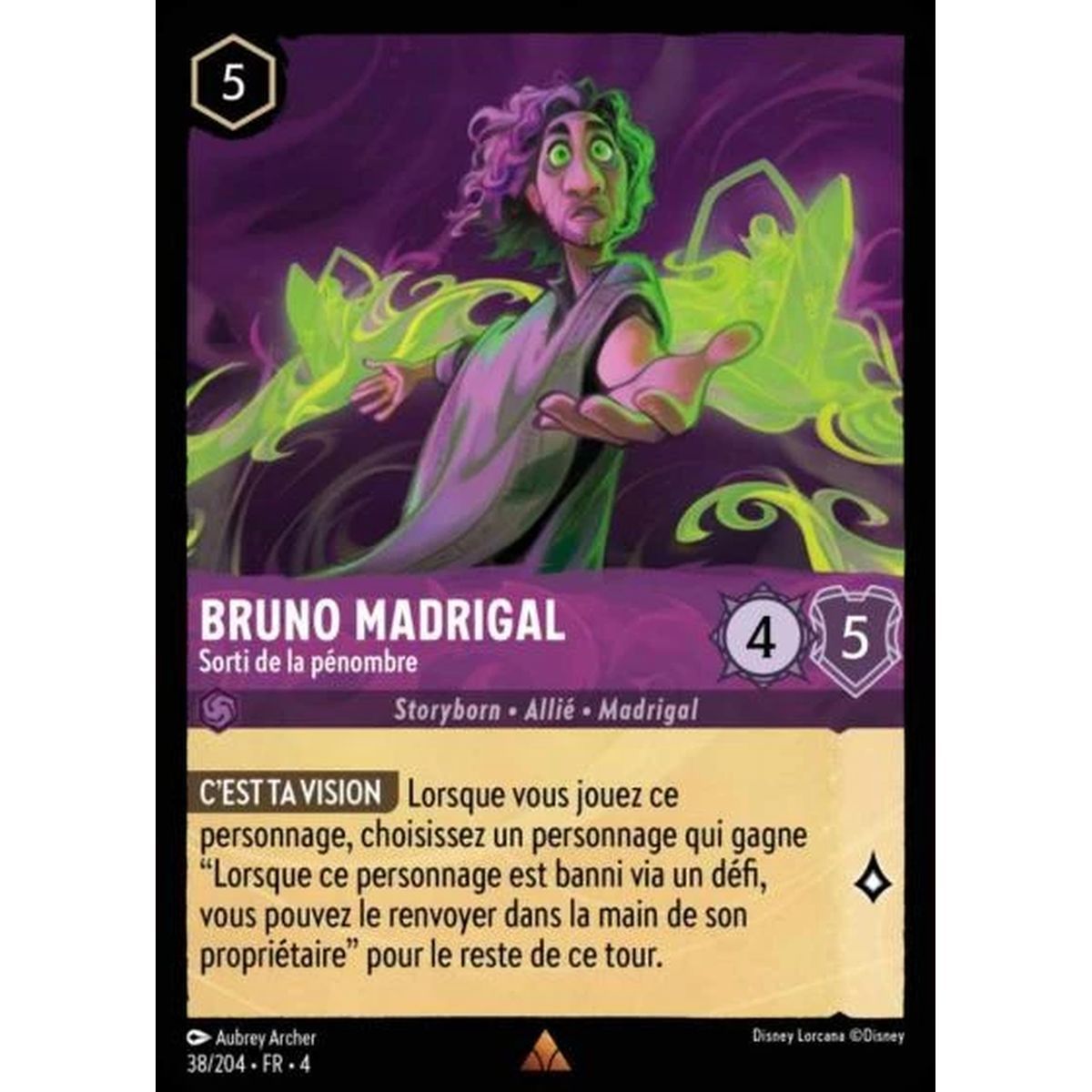 Bruno Madrigal, Sorti de la pénombre - 38/204 - URR - Le Retour d'Ursula - Rare - Français