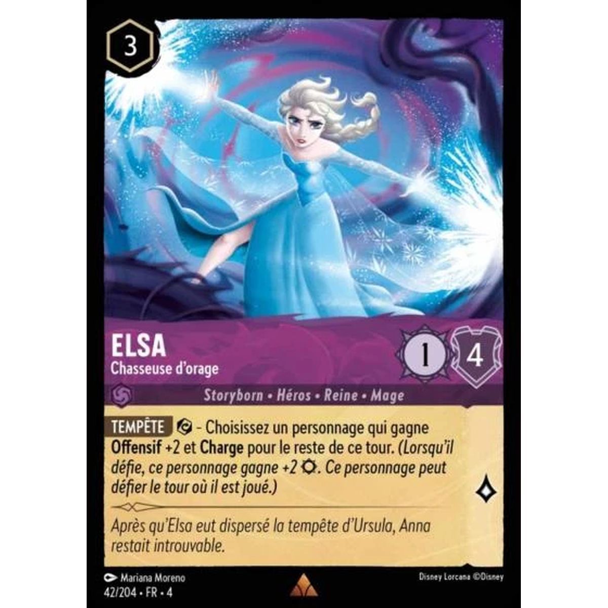 Item Elsa, Chasseuse d'orage - 42/204 - URR - Le Retour d'Ursula - Brillante - Premium - Français