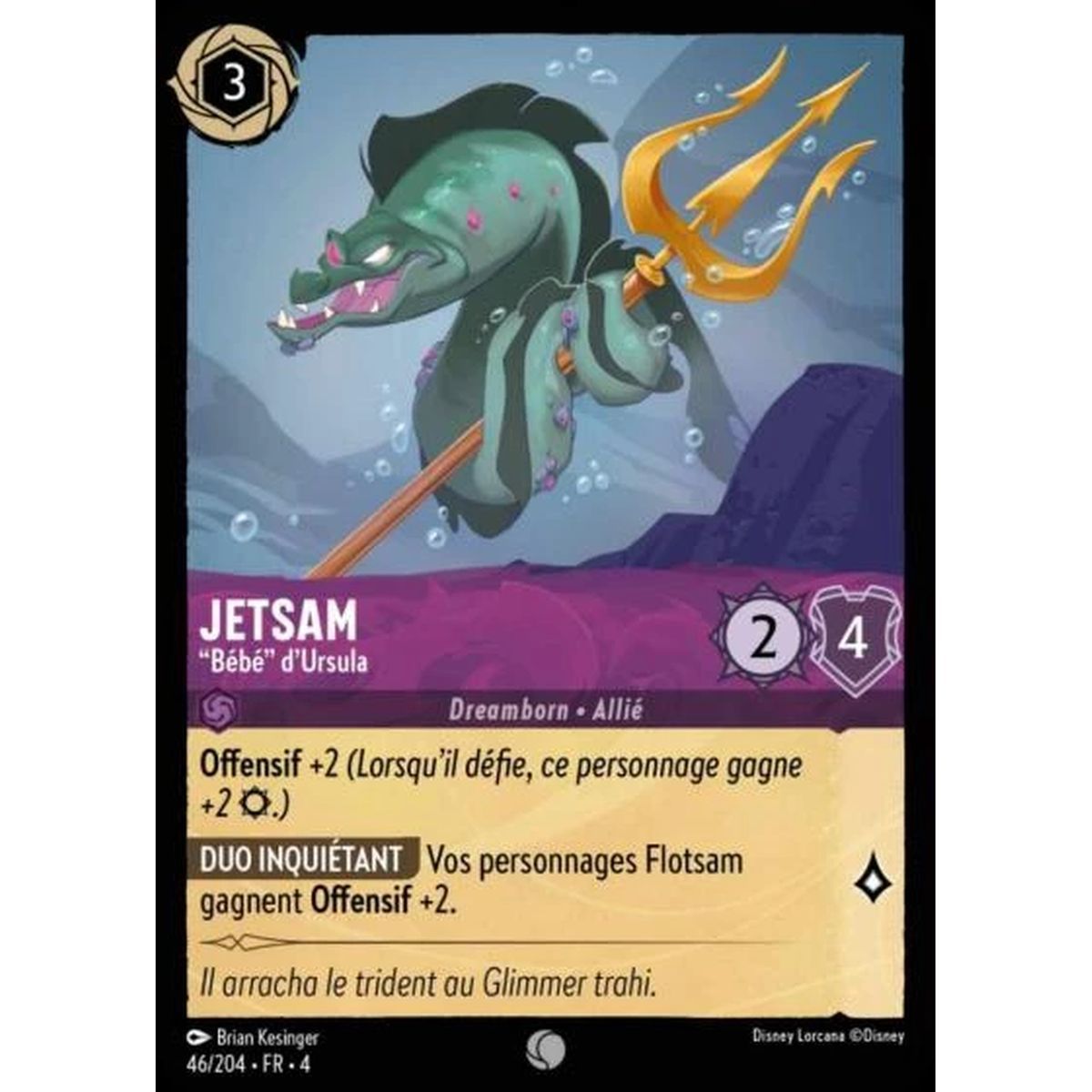 Jetsam, "Bébé" d'Ursula - 46/204 - URR - Le Retour d'Ursula - Brillante - Premium - Français