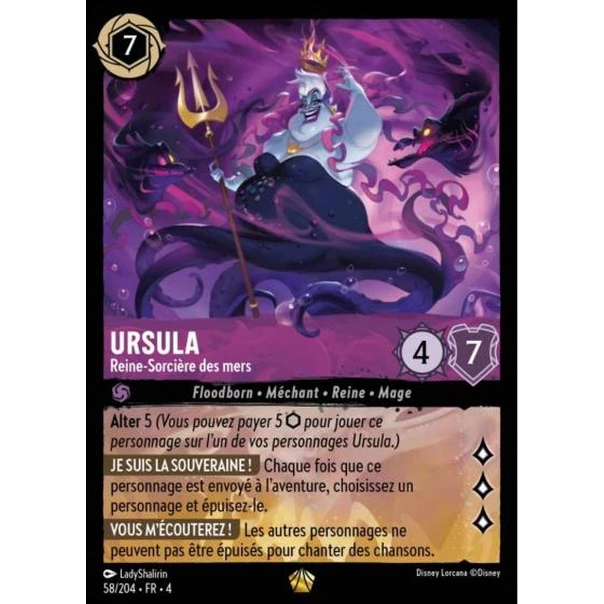 Ursula, Reine-Sorcière des mers - 58/204 - URR - Le Retour d'Ursula - Brillante - Premium - Français