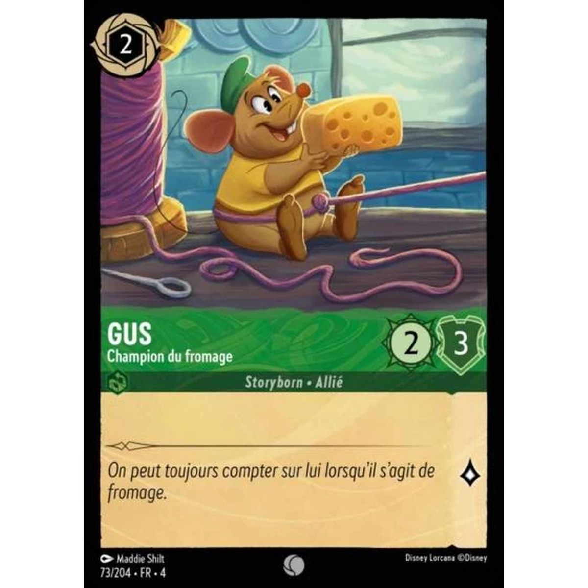 Gus, Champion du fromage - 73/204 - URR - Le Retour d'Ursula - Brillante - Premium - Français